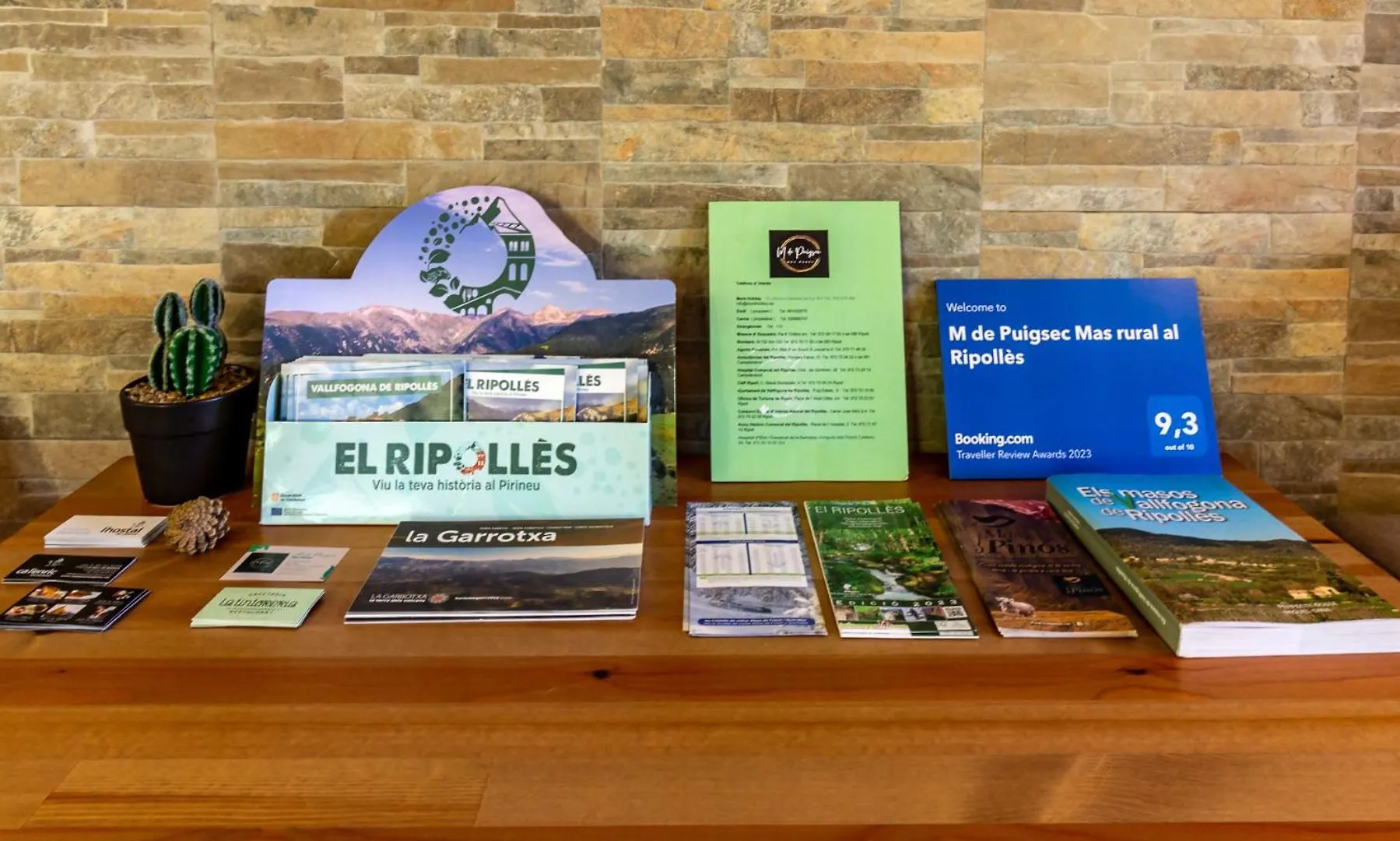 赫罗纳M De Puigsec Mas Rural Al Ripolles别墅